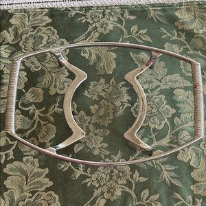Silver Metal Corning-Ware Stand for Serving & Protecting Your Dining Room Table
